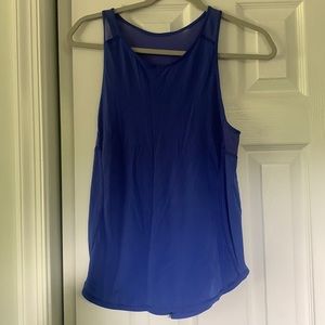 Blue Lululemon Sculpt Tank